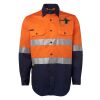 JB's Hi Vis L/S (D+N) 150G Work Shirt Thumbnail